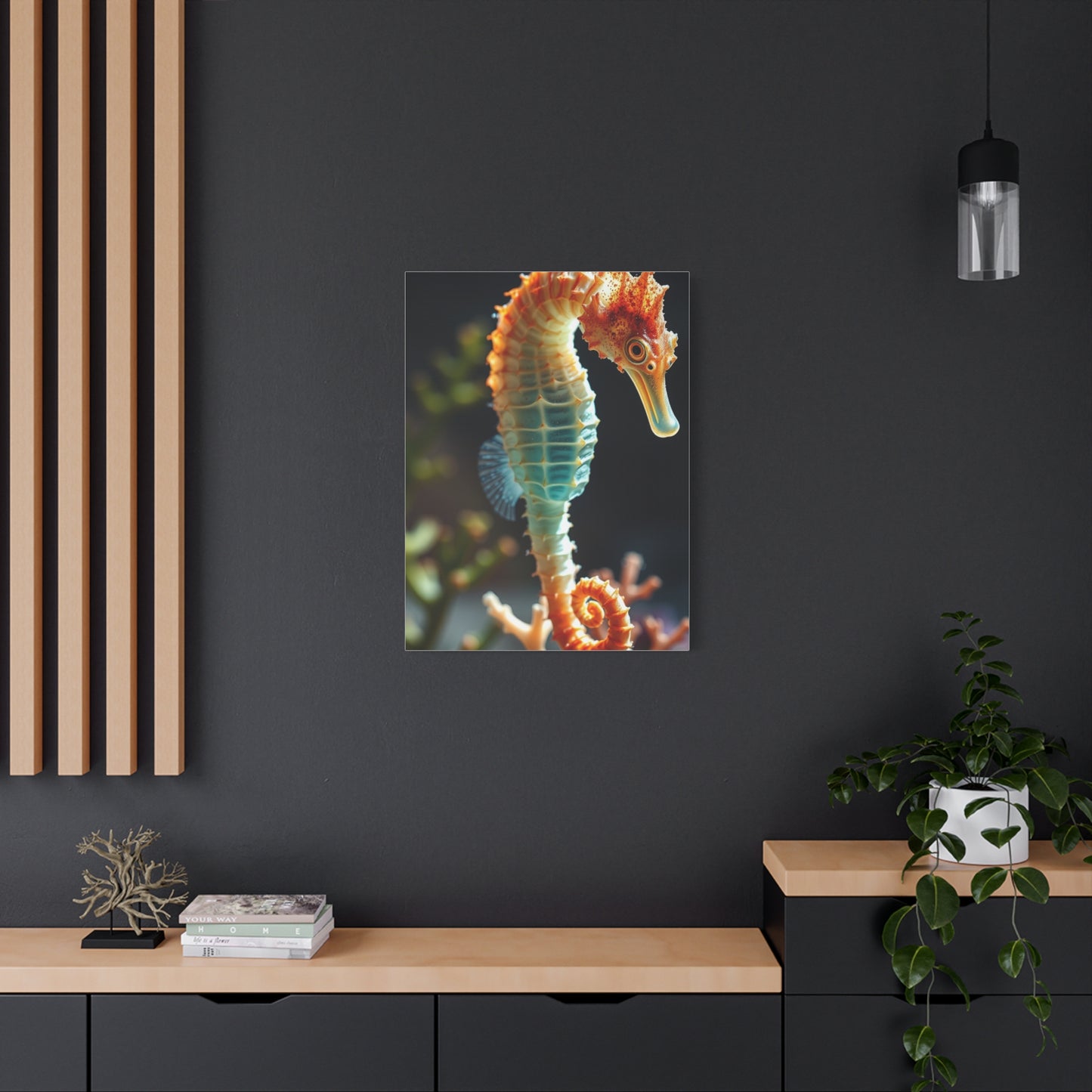 Vision Seahorse Art Art Wall Art & Canvas Print