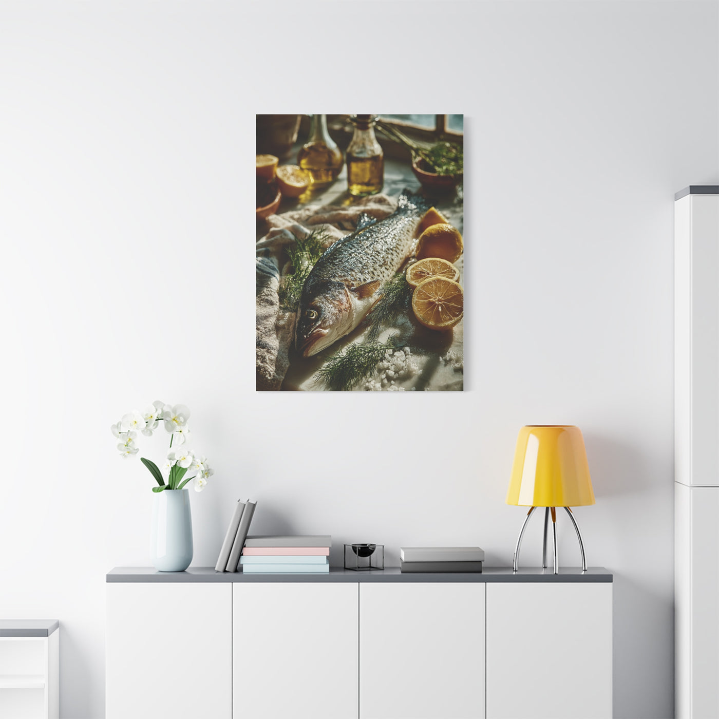 Fresh Whole Fish Mediterranean Prep Wall Art & Canvas Print
