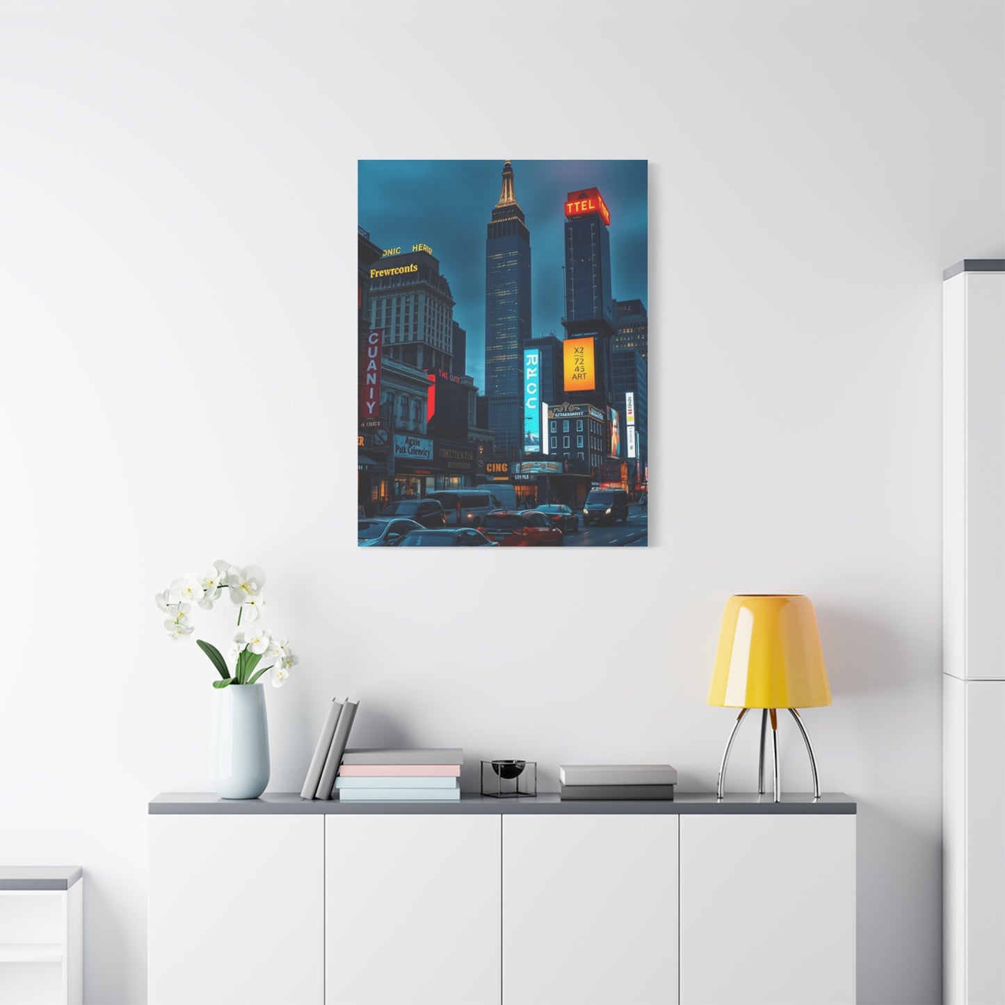 Cityscape Symphony Canvas Wall Art & Canvas Print
