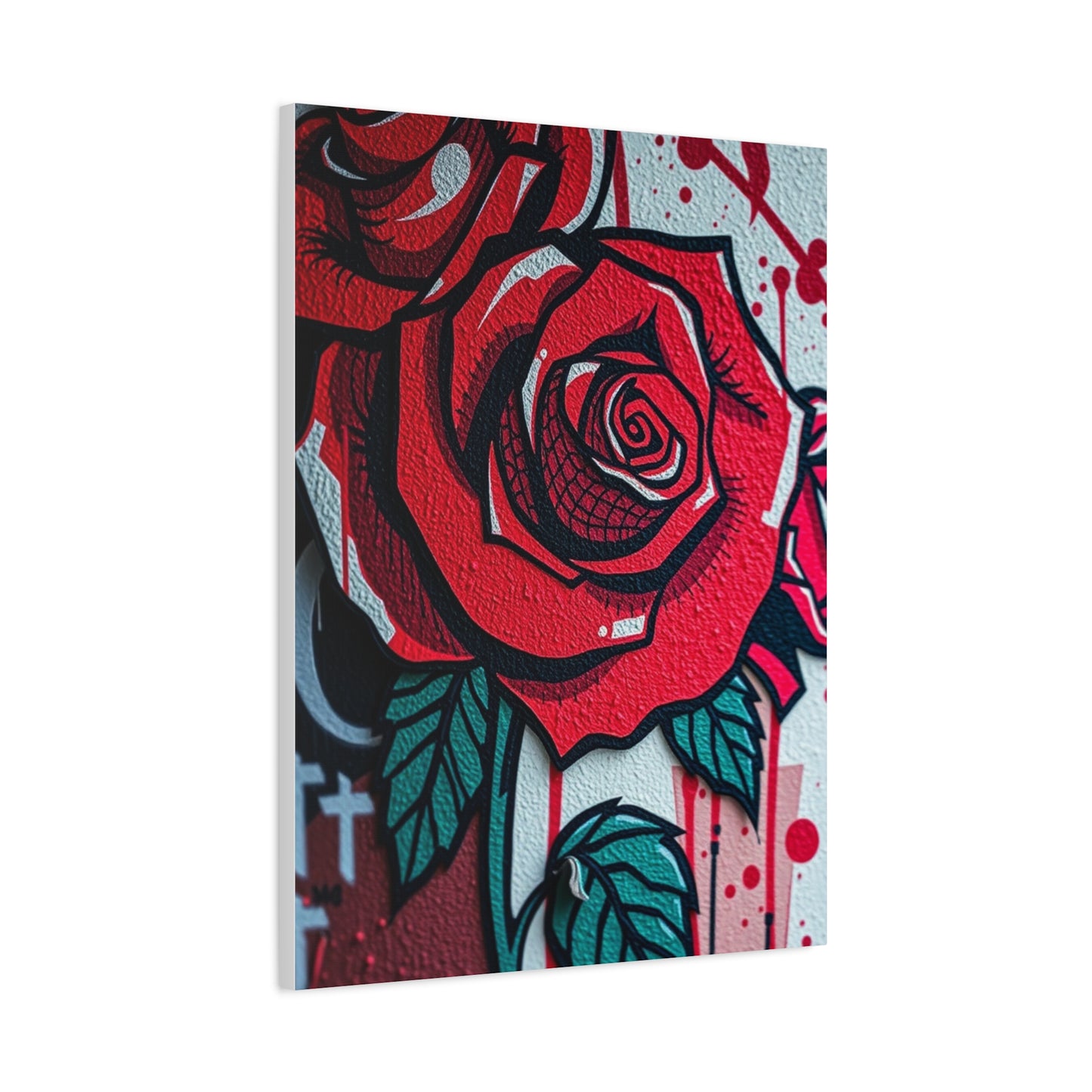 Elegant Urban Floral Canvas Wall Art & Canvas Print