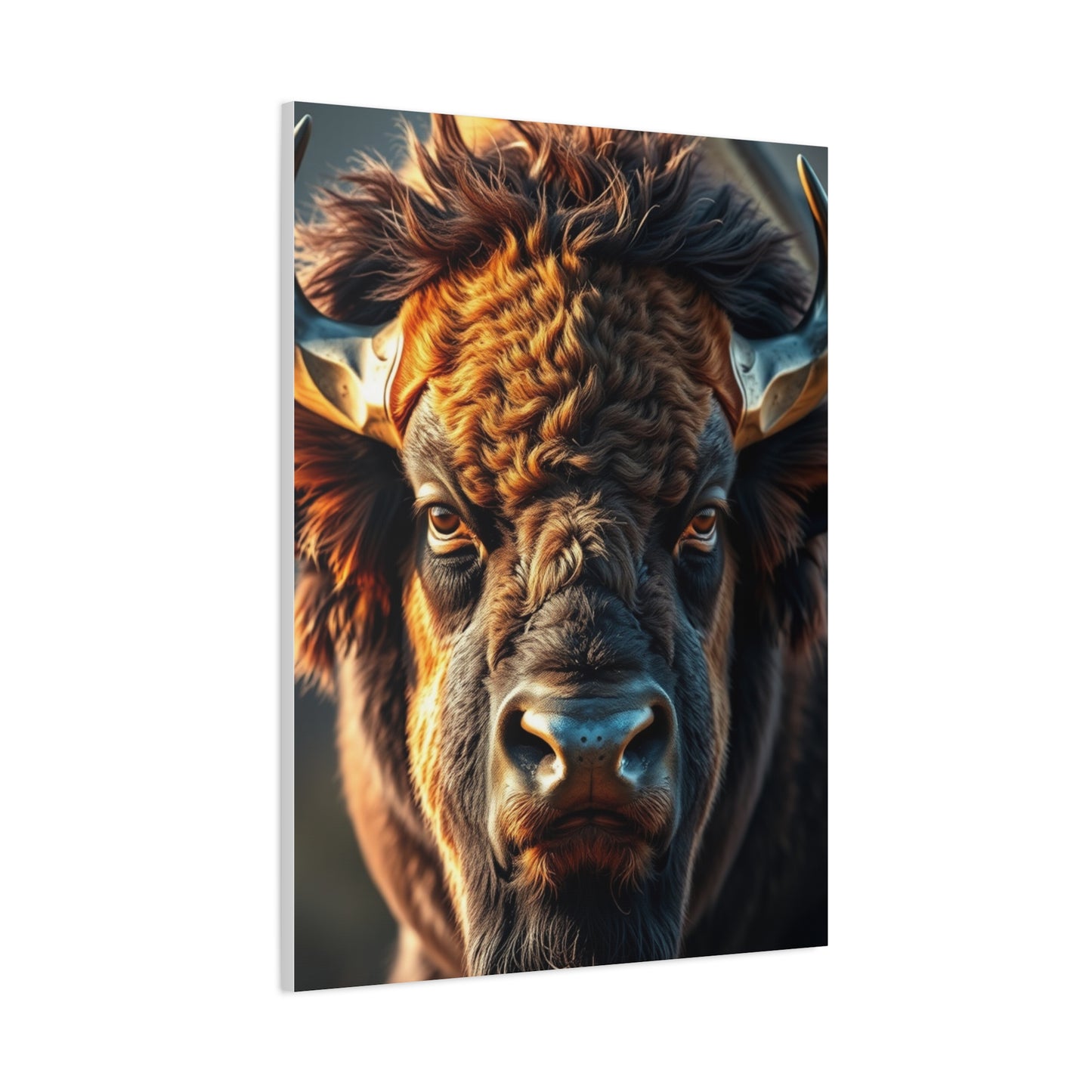 Bison Majesty Canvas Wall Art & Canvas Print