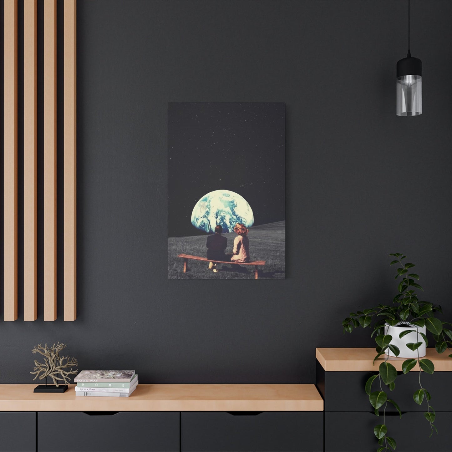 Earth from Moon Wall Art & Canvas Prints