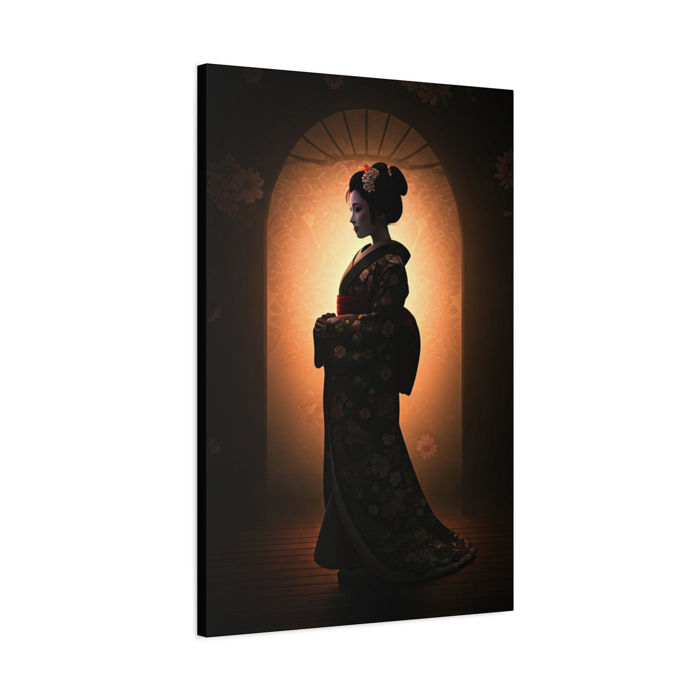 Silent Elegance Geisha Portrait Wall Art & Canvas Prints