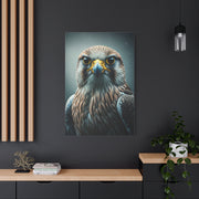 Intense Gaze Hawk Portrait Wall Art & Canvas Prints