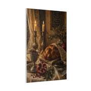 Shabbat Candlelight Still Life Wall Art & Canvas Print