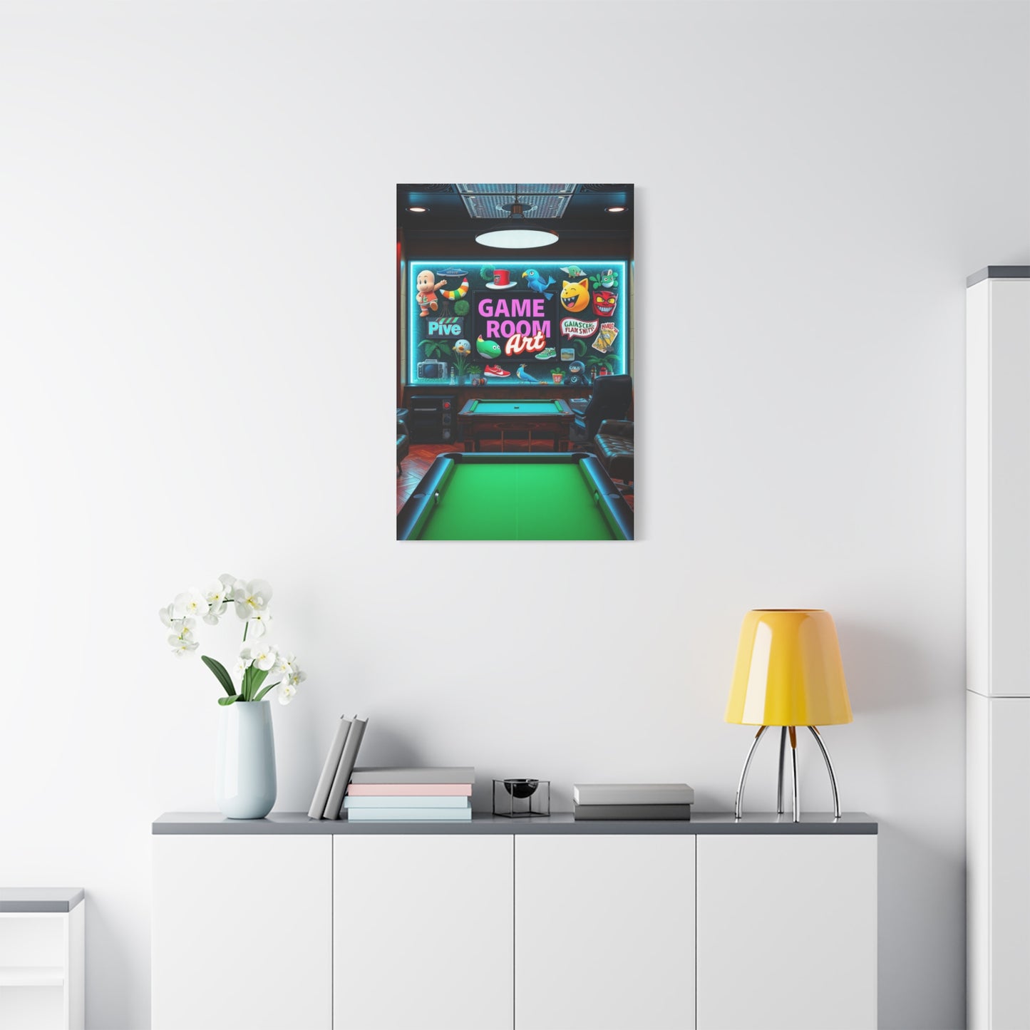 Supreme Game Room Art Beautiful Collection Wall Art & Canvas Print