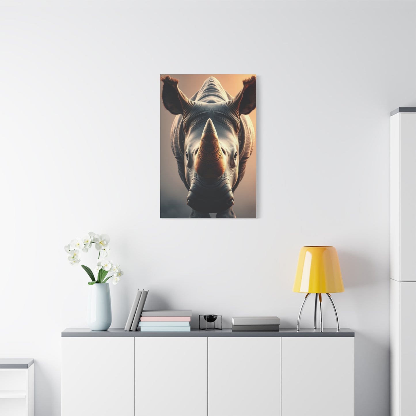 Rhinoceros Art Supreme Canvas Wall Art & Canvas Print
