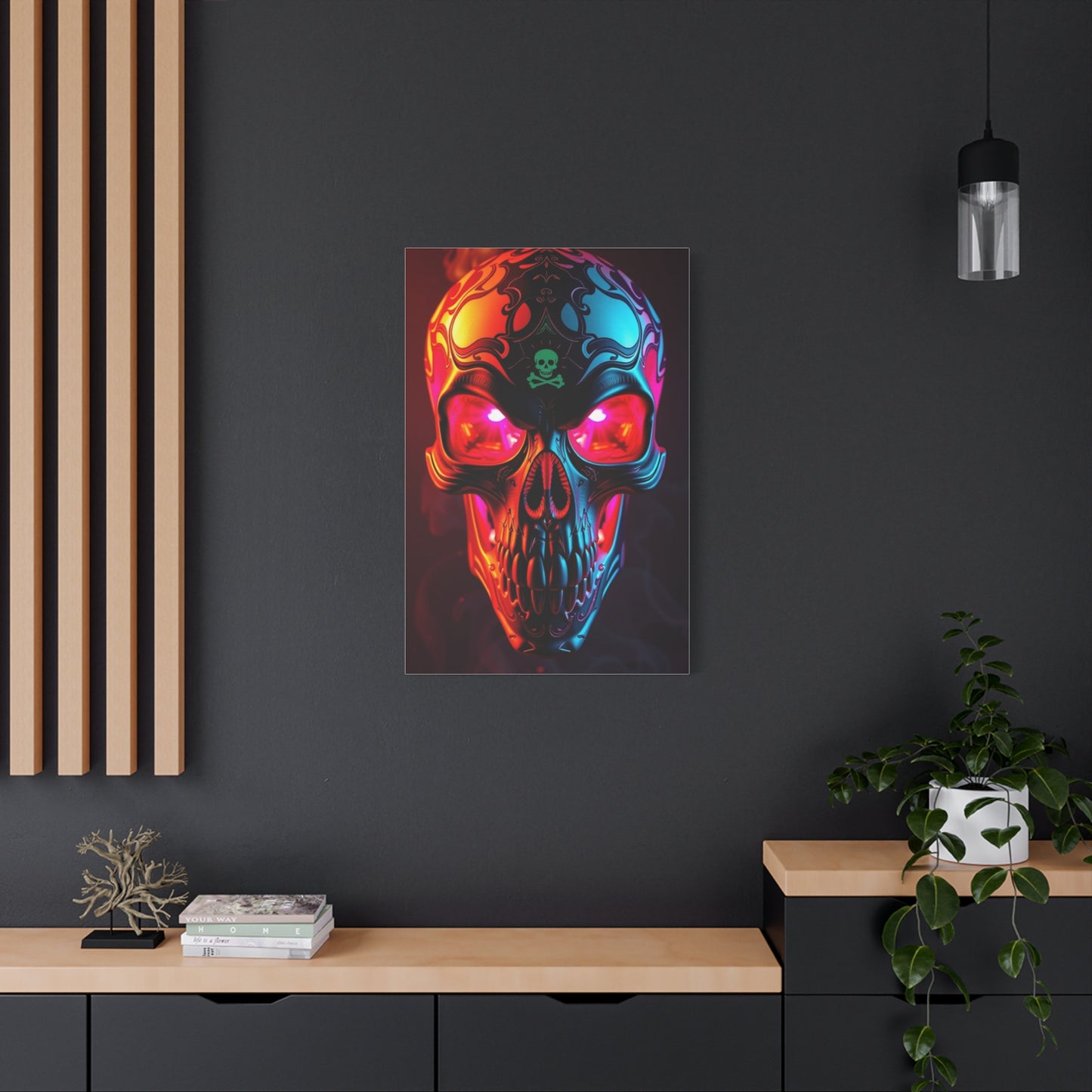 Astral Skull Dreamscape Wall Art & Canvas Print