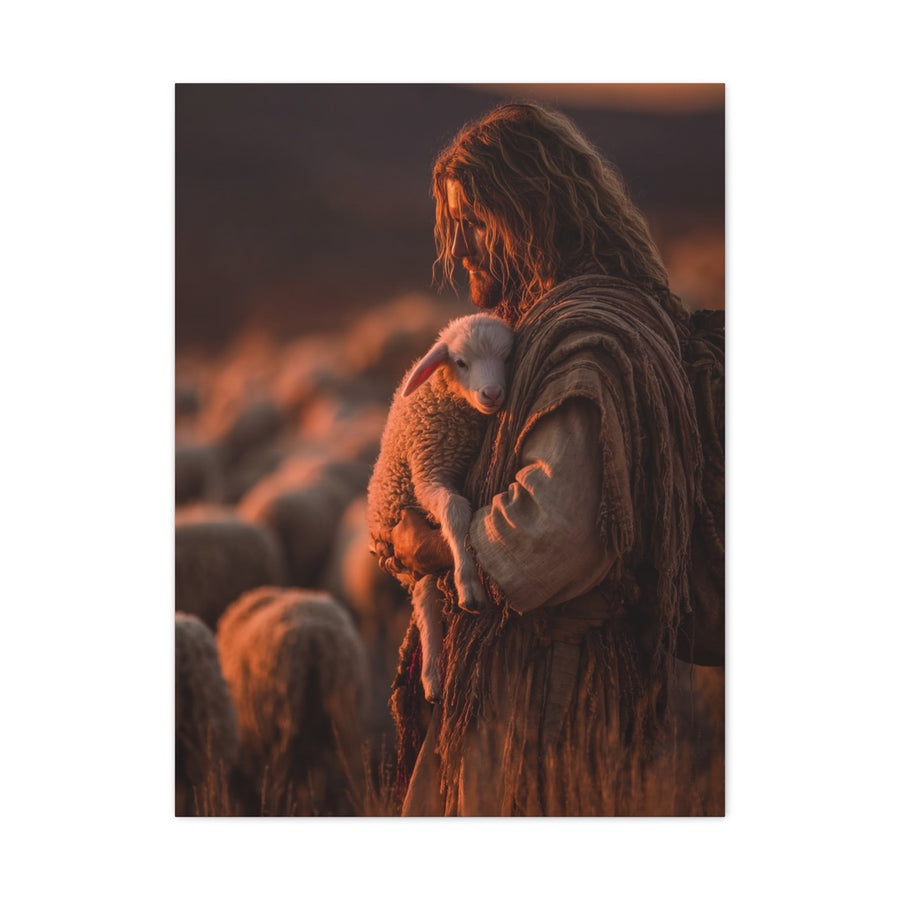 The Good Shepherd Intimate Portrait Wall Art & Canvas Print