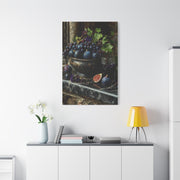 Fig & Wine Rustic Still Life Wall Art & Canvas Print