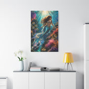 Coral Reef Luminous Mermaid Paradise Wall Art & Canvas Print