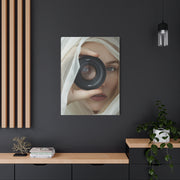 Surreal Lens Portrait Veiled Muse Wall Art & Canvas Print