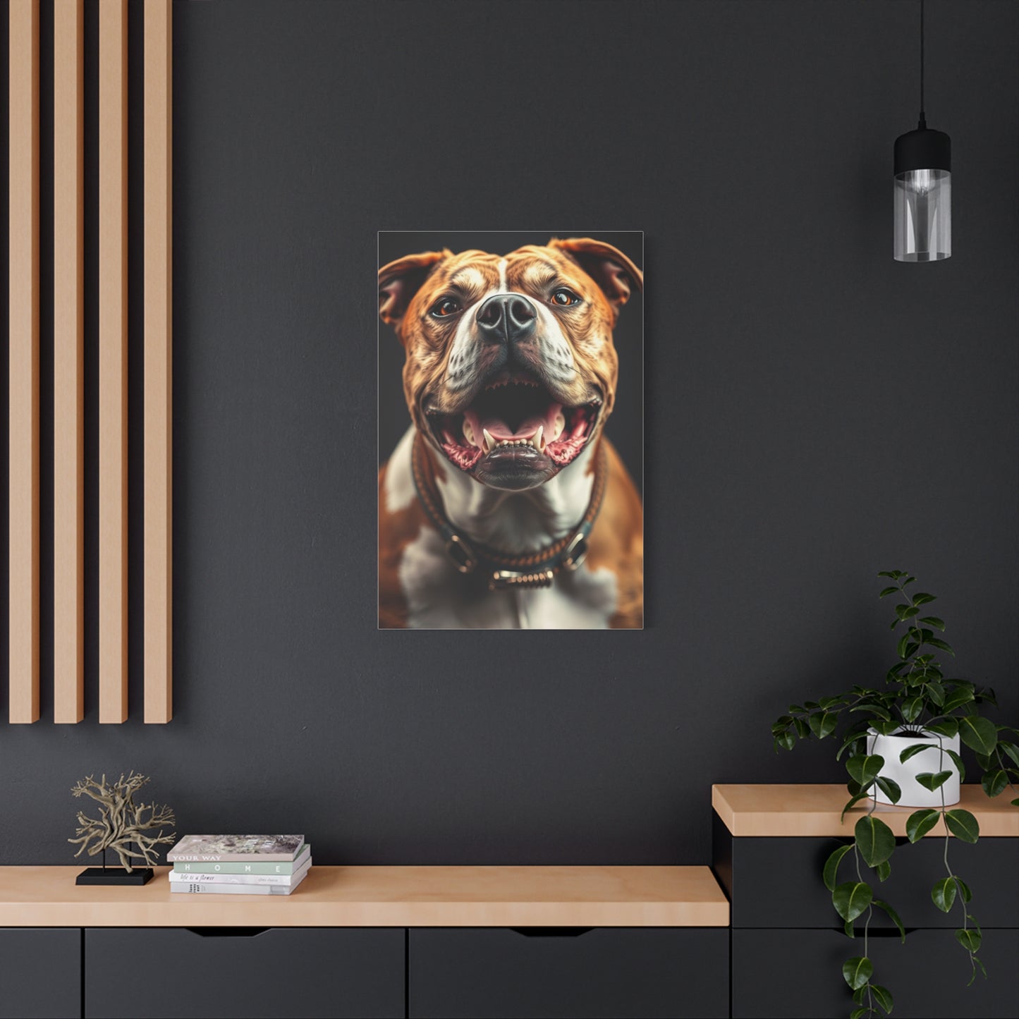 Pit Bull Art Supreme Canvas Wall Art & Canvas Print