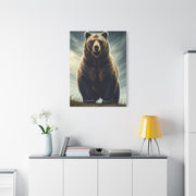 Majestic Grizzly Standing Portrait Wall Art & Canvas Prints