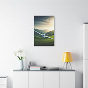 Sunset Valley Glider Flight Wall Art & Canvas Prints