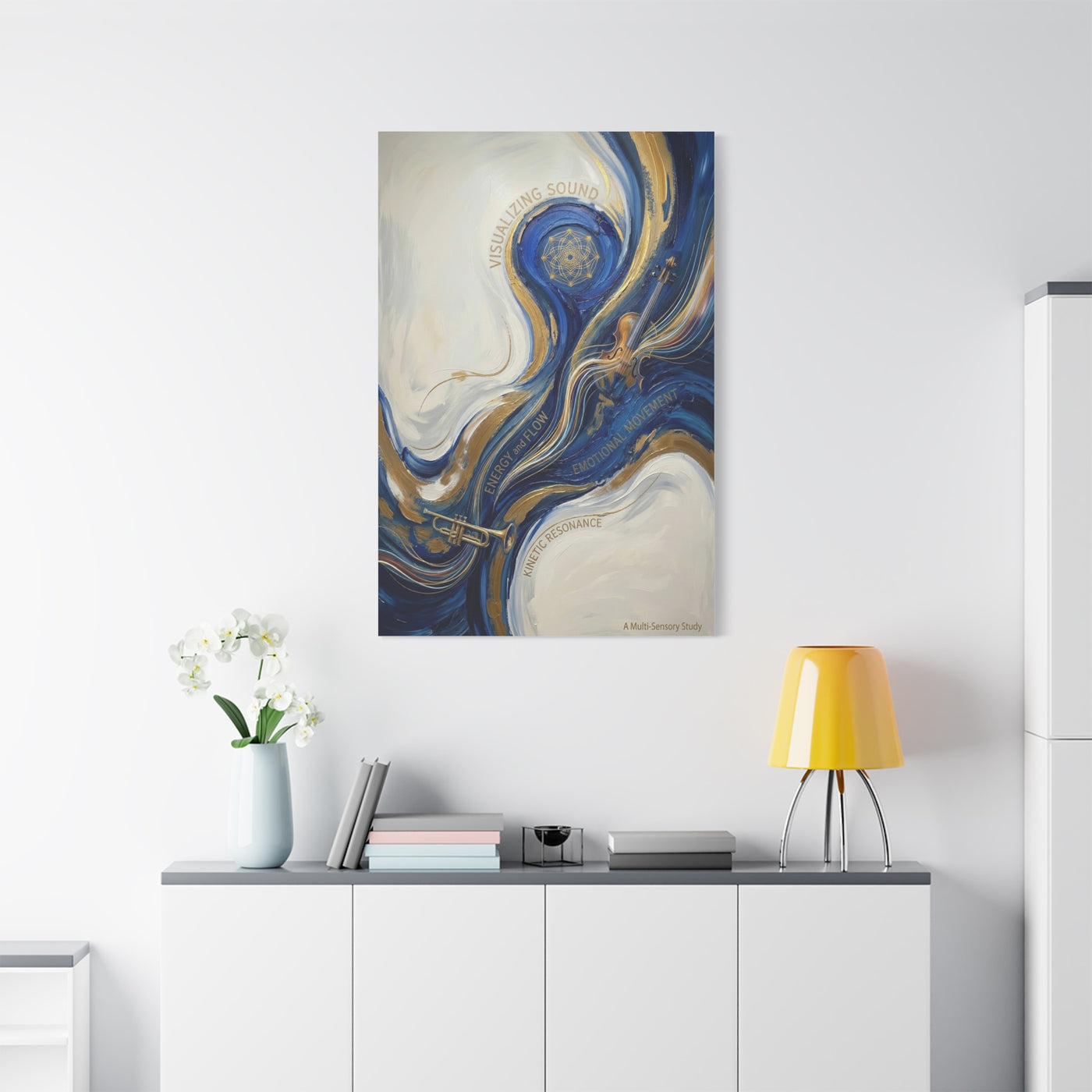 Visualizing Sound Concept Composition Wall Art & Canvas Print