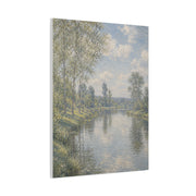 Beside Still Waters Impressionist Scripture Wall Art & Canvas Print