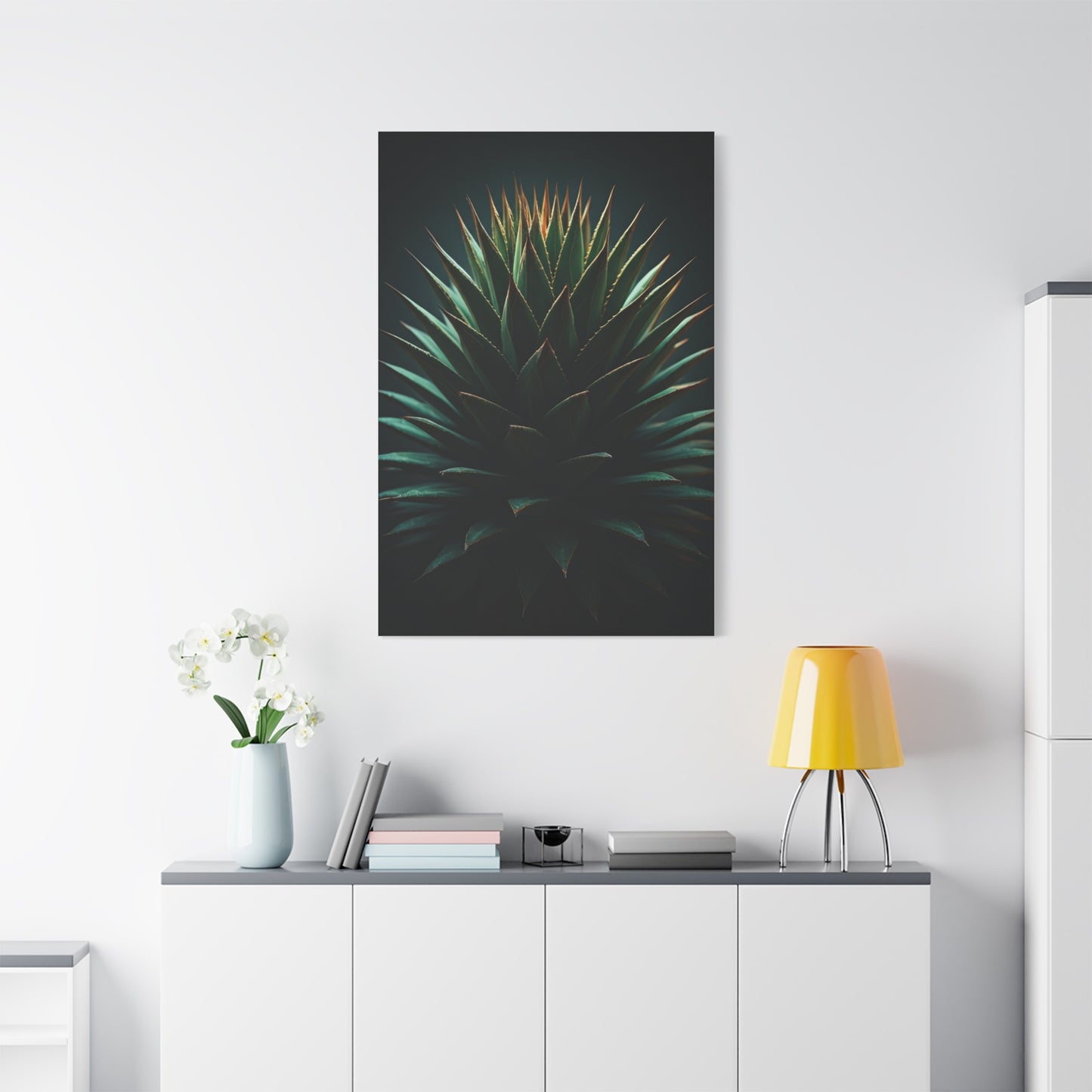 Desert Radiance Agave Sculpture Wall Art & Canvas Prints