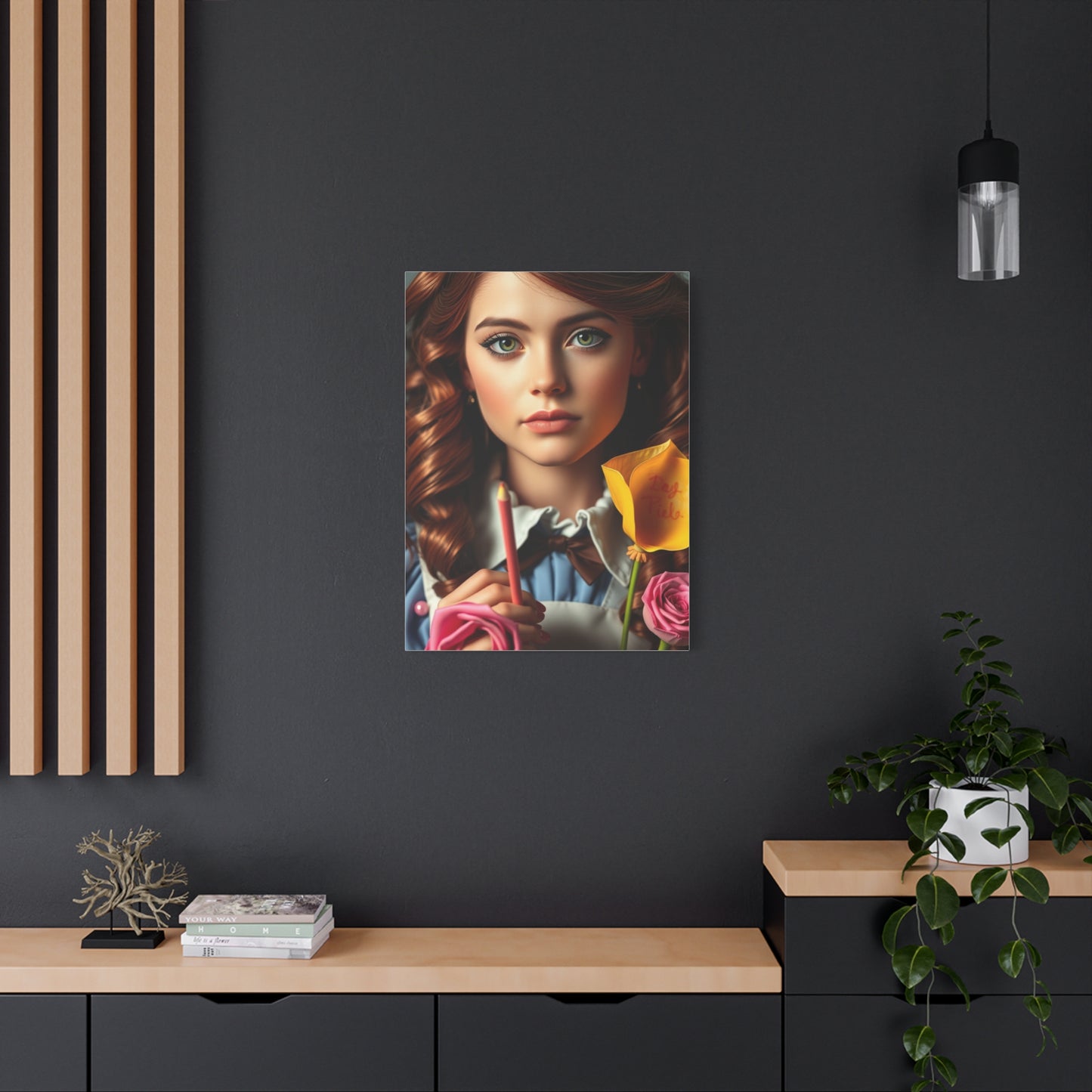 Alice In Wonderland Characters Art Premium Supreme Gallery Wall Art & Canvas Print