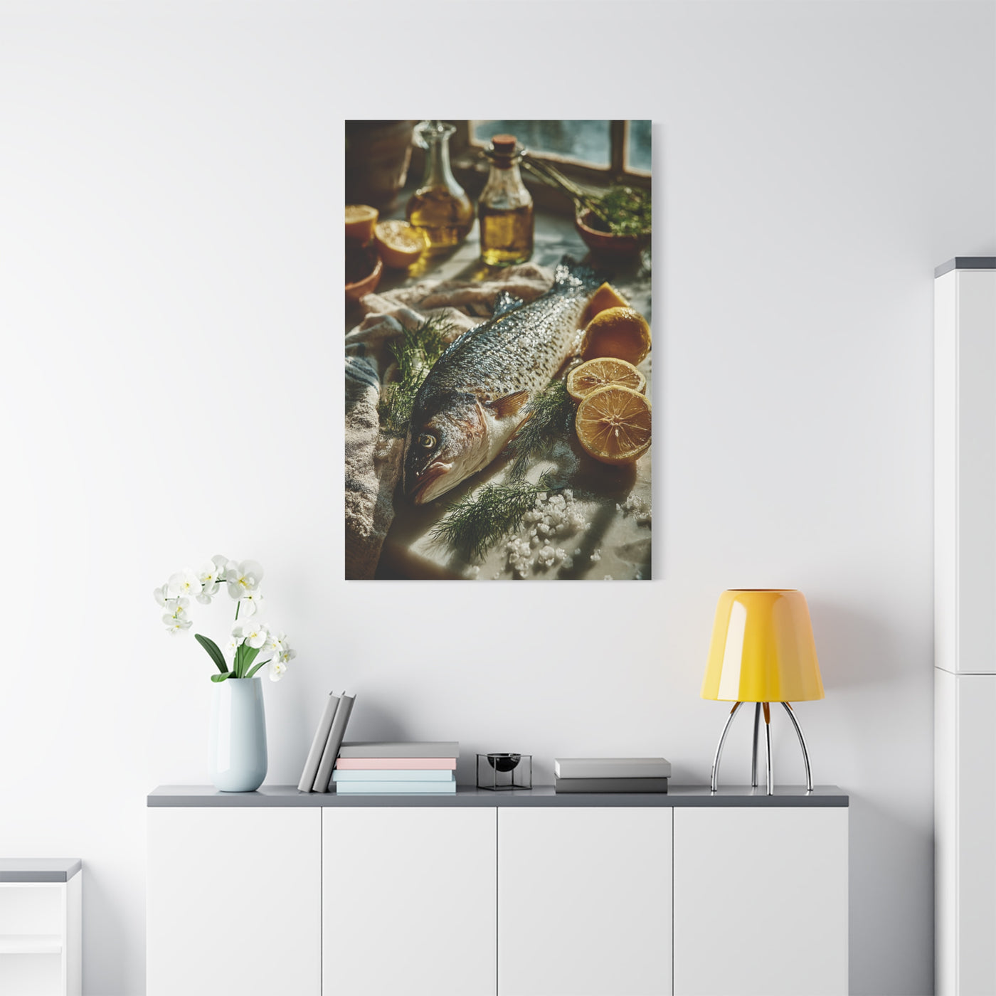 Fresh Whole Fish Mediterranean Prep Wall Art & Canvas Print