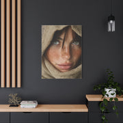 Freckled Muse Linen Hood Portrait Wall Art & Canvas Print