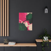 Bold Pink and Emerald Abstract Wall Art & Canvas Print