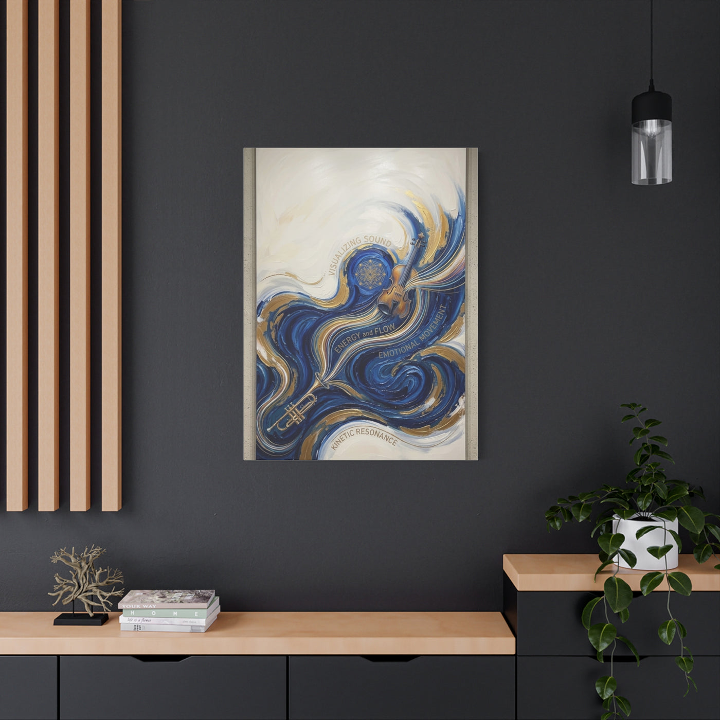 Symphony of Motion Concept Painting Wall Art & Canvas Print