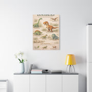 Dinosaur Discovery Museum Poster Wall Art & Canvas Print