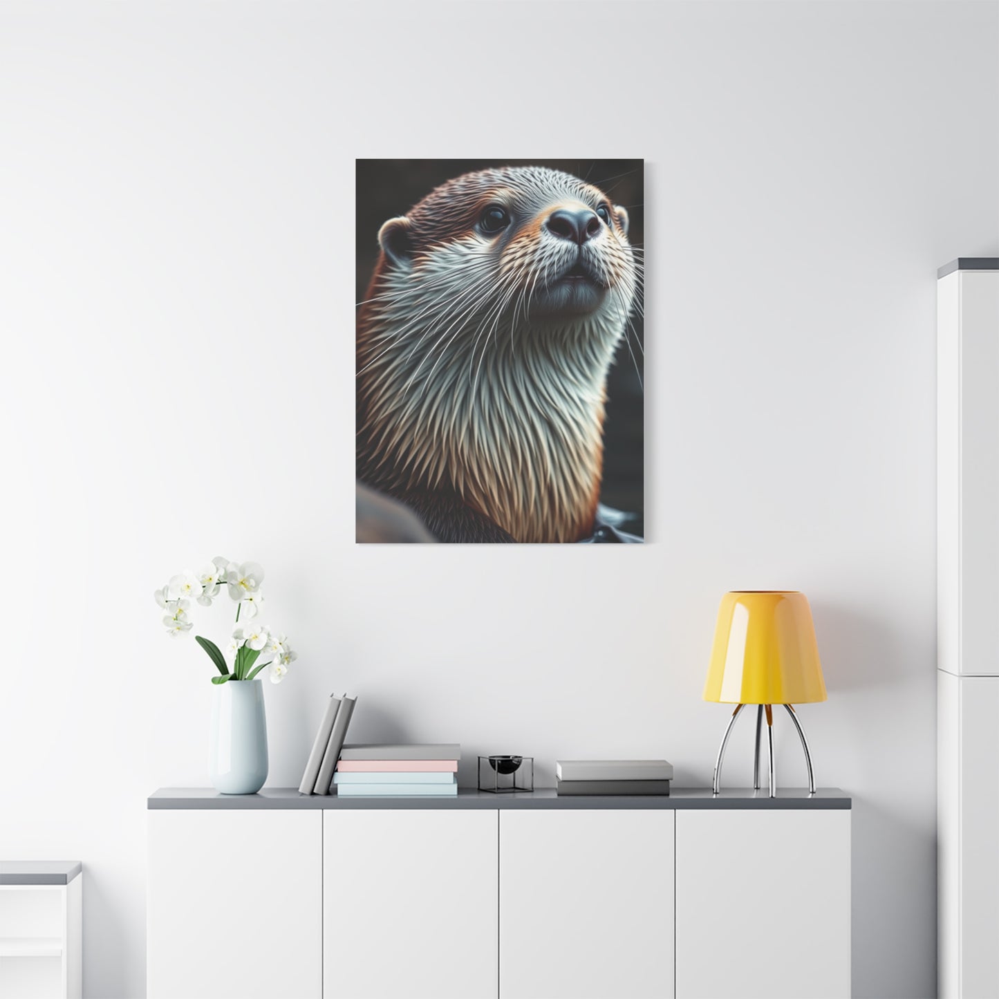Supreme Otter Art Beautiful Collection Wall Art & Canvas Print