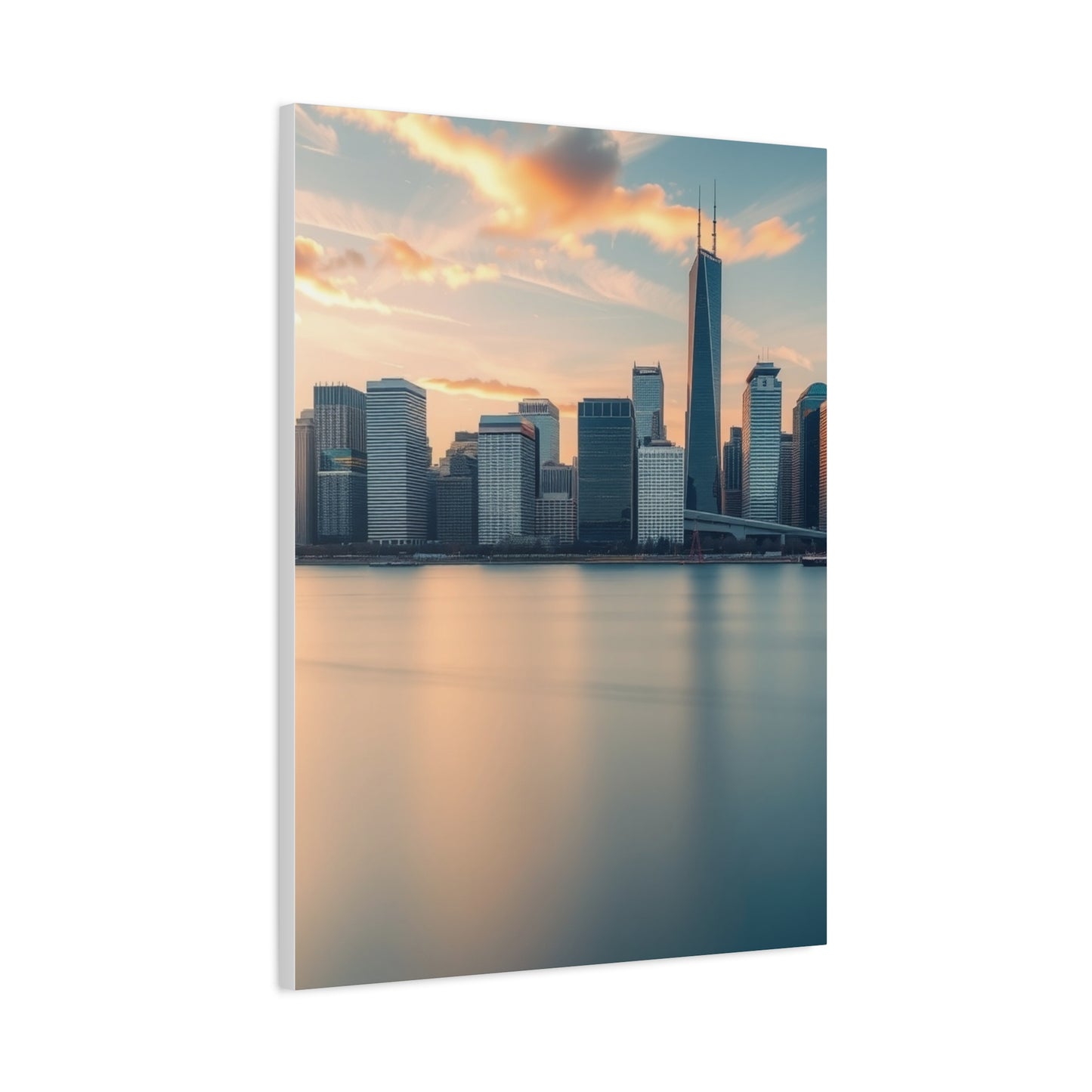 Chicago Skylines Art Canvas Art 9 Wall Art & Canvas Print