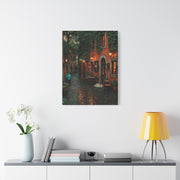 Italian Alley Evening Glow Wall Art & Canvas Print