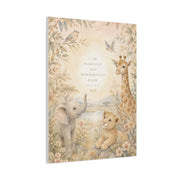 Fearfully and Wonderfully Made Nursery Scripture Wall Art & Canvas Print