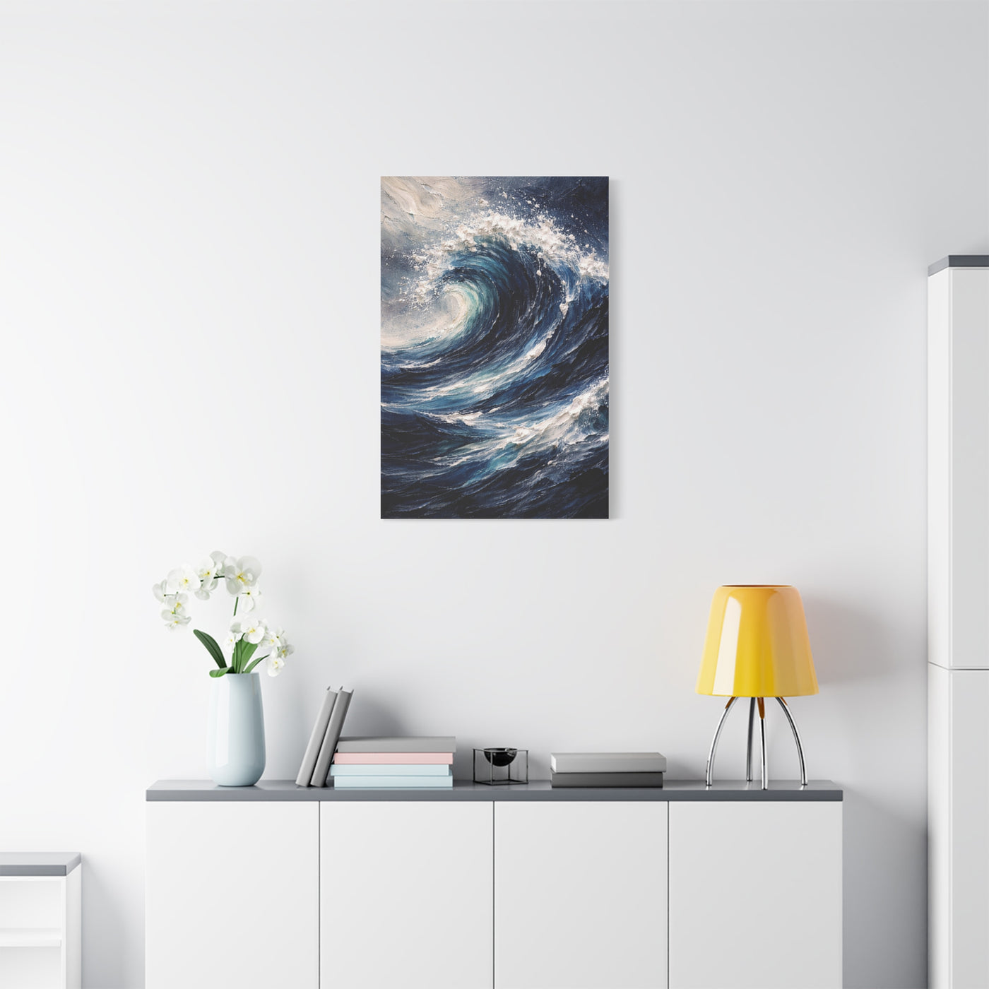 Dynamic Ocean Wave Expression Wall Art & Canvas Print