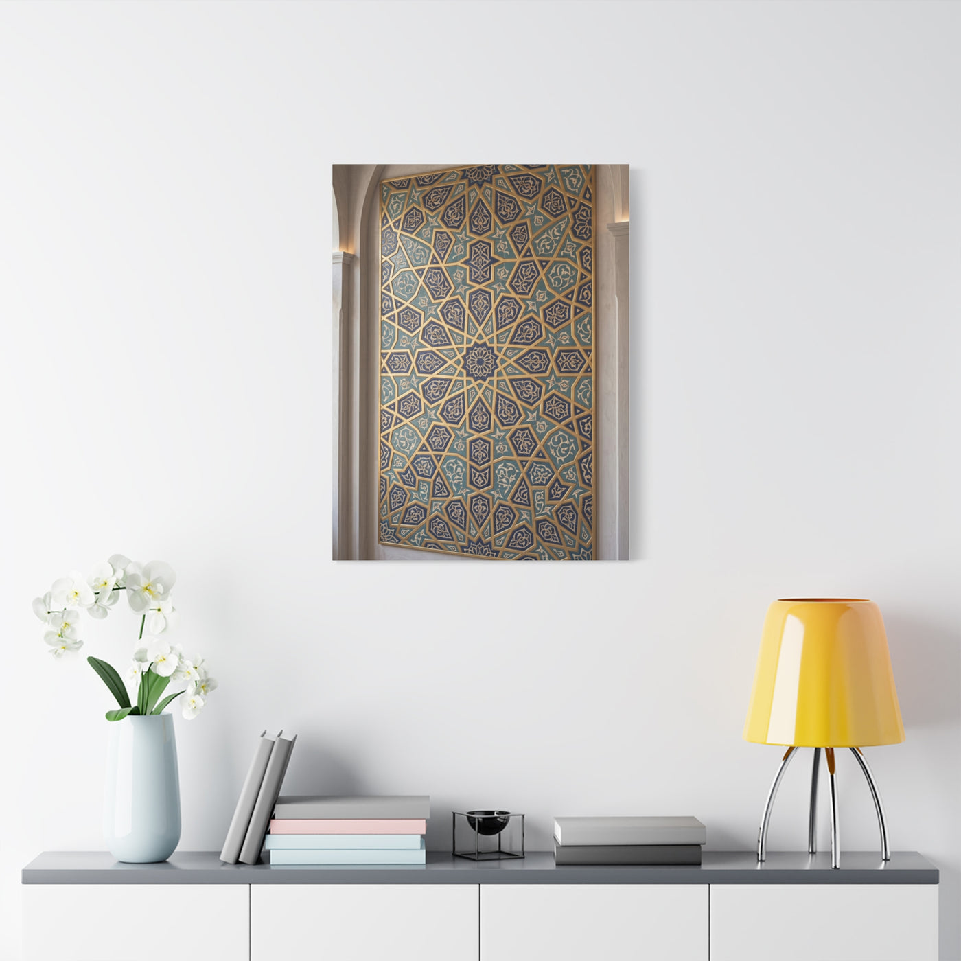 Islamic Geometric Star Pattern Wall Art & Canvas Print
