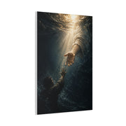 The Hand of God Rescue Scripture Wall Art & Canvas Print