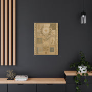Interfaith Sacred Symbol Textile Wall Art & Canvas Print
