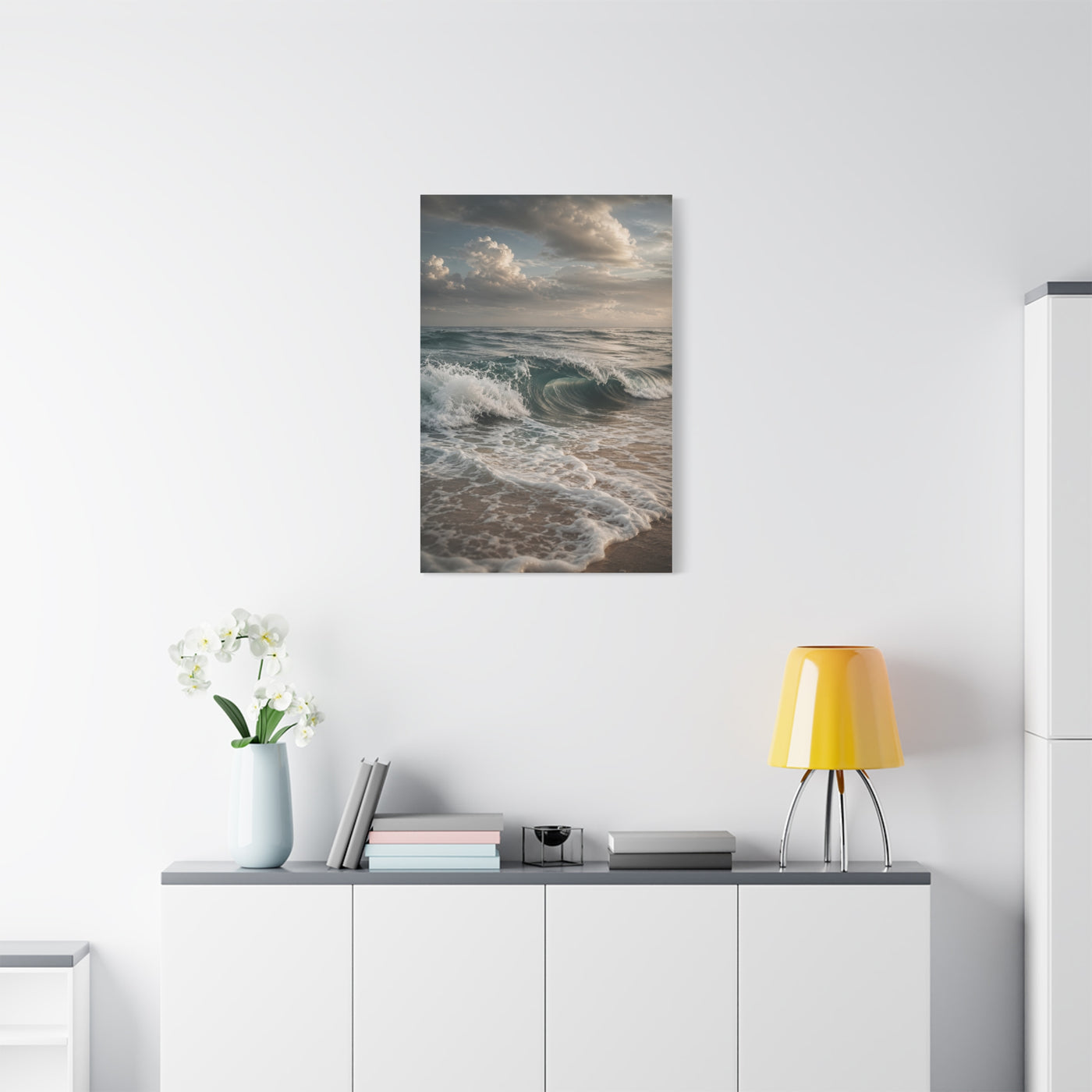 Rolling Shoreline Ocean Curl Wall Art & Canvas Print