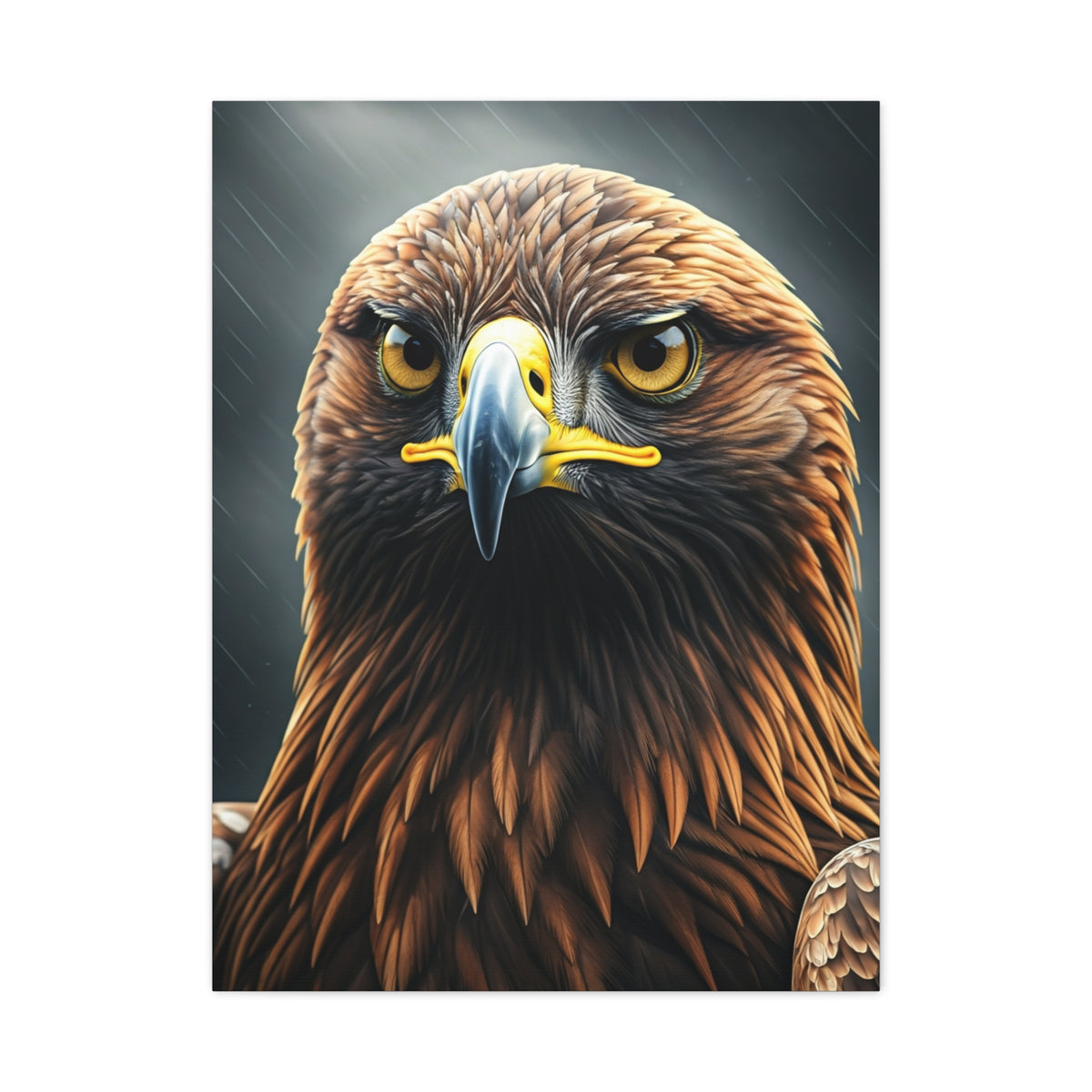 Golden Eagle Intensity Wall Art & Canvas Prints