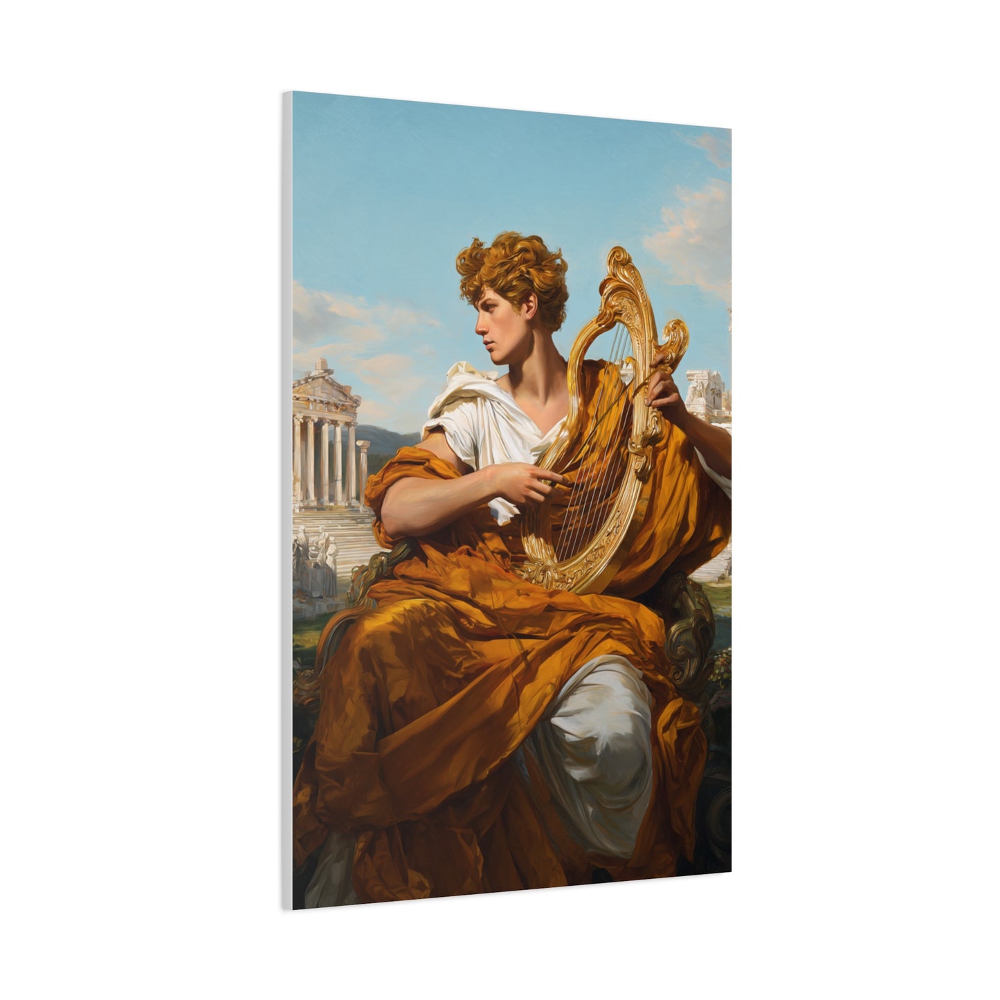 Apollo With Golden Lyre Classical Mythology Wall Art & Canvas Print