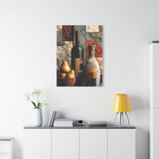 Contemporary Abstract Wine Still Life Wall Art & Canvas Print