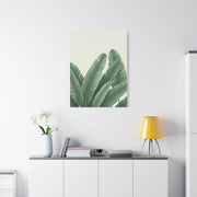 Tropical Banana Leaves Minimal Botanical Wall Art & Canvas Prints