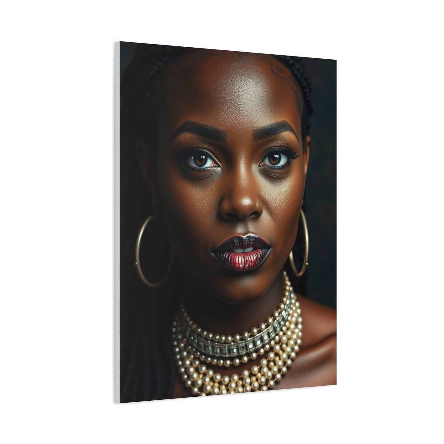 Masterpiece Domonique Brown Art Vision Wall Art & Canvas Print