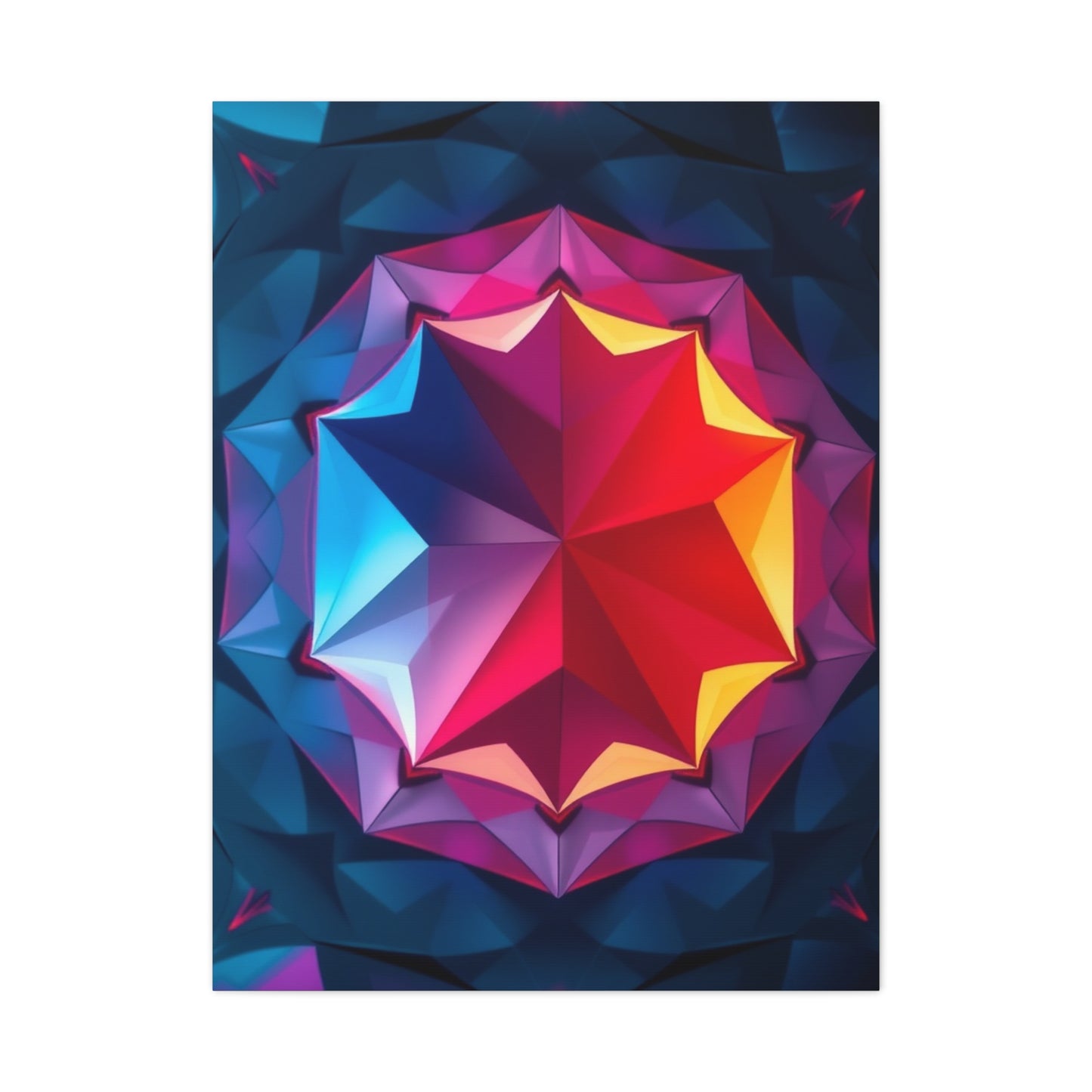 Geometric Opulence Canvas Wall Art & Canvas Print