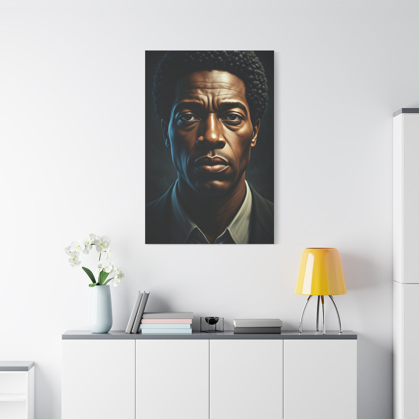 Face of Resolve Wall Art & Canvas Prints