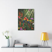 Vibrant Jungle Parrot Paradise Tropical Wall Art & Canvas Print