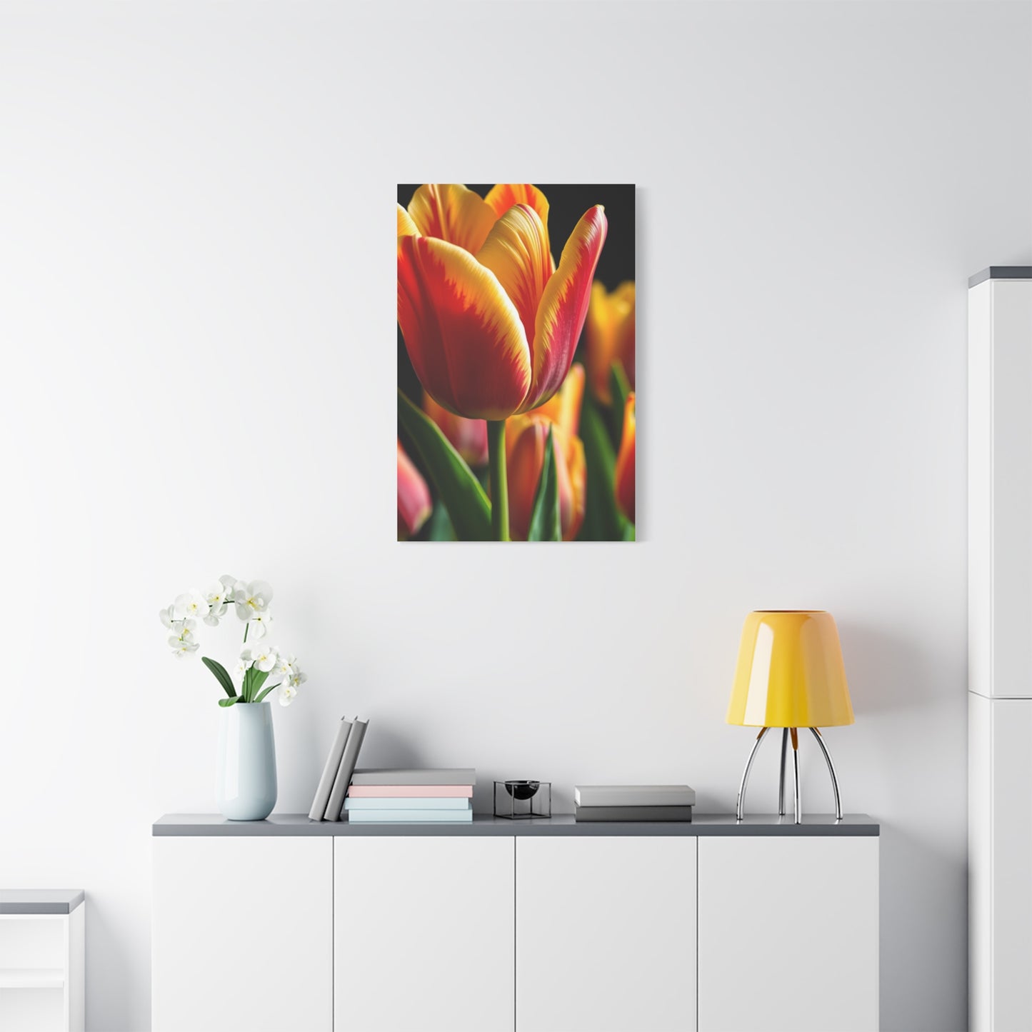 Tulip Flower Art Luxury Canvas Wall Art & Canvas Print