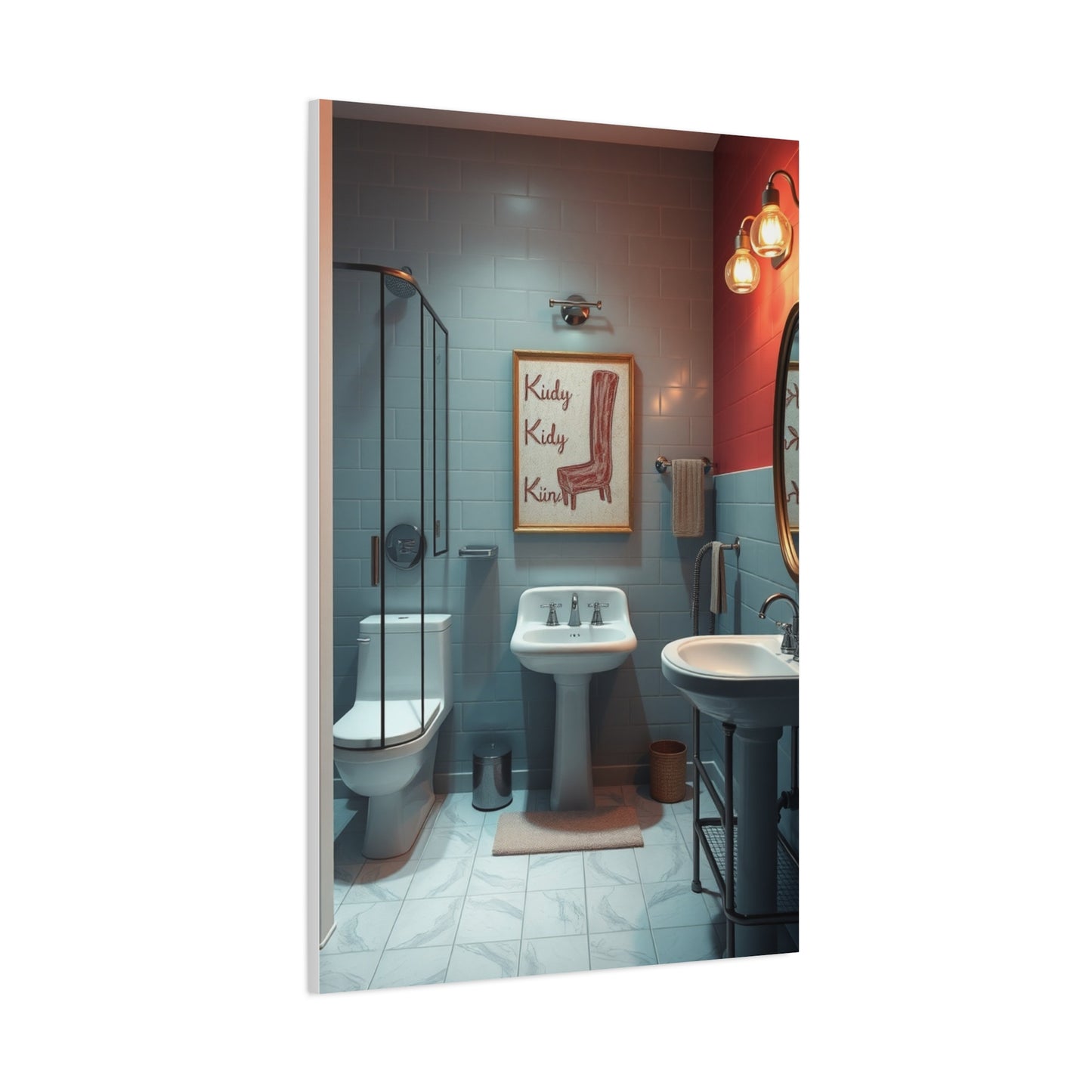 Kid’s Bathroom Art Refined Canvas Wall Art & Canvas Print