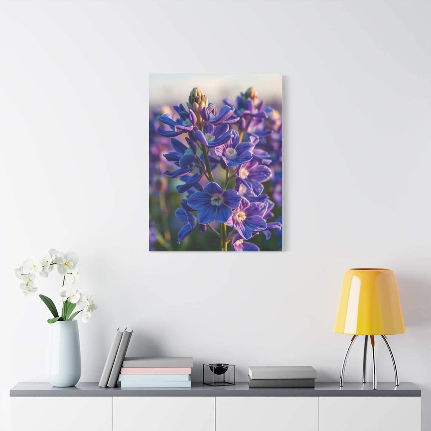 Supreme Collection Bluebonnet Flower Art Wall Art & Canvas Print
