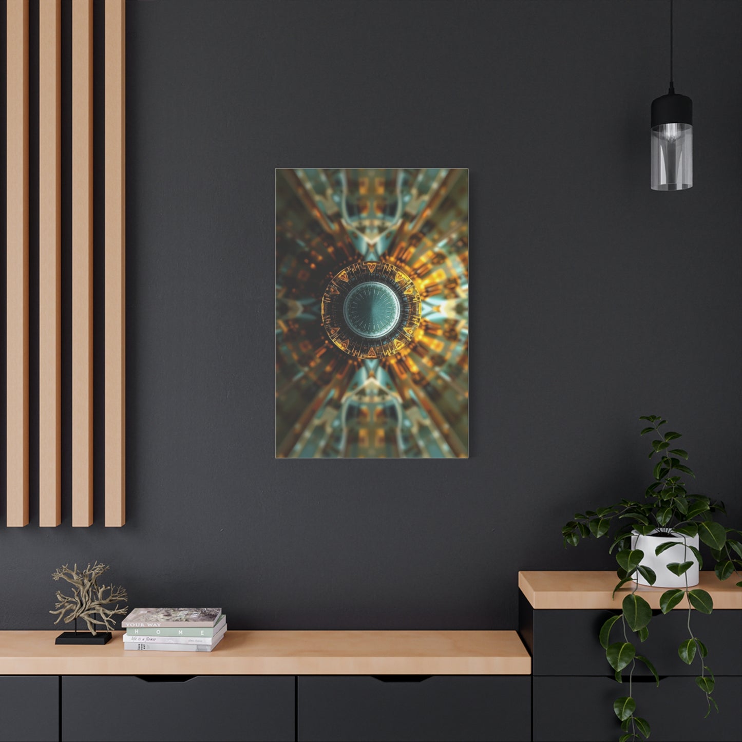 Circular Abstract Art Luxury Canvas Wall Art & Canvas Print