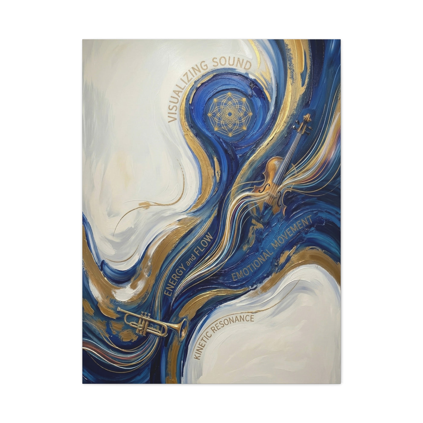 Visualizing Sound Concept Composition Wall Art & Canvas Print